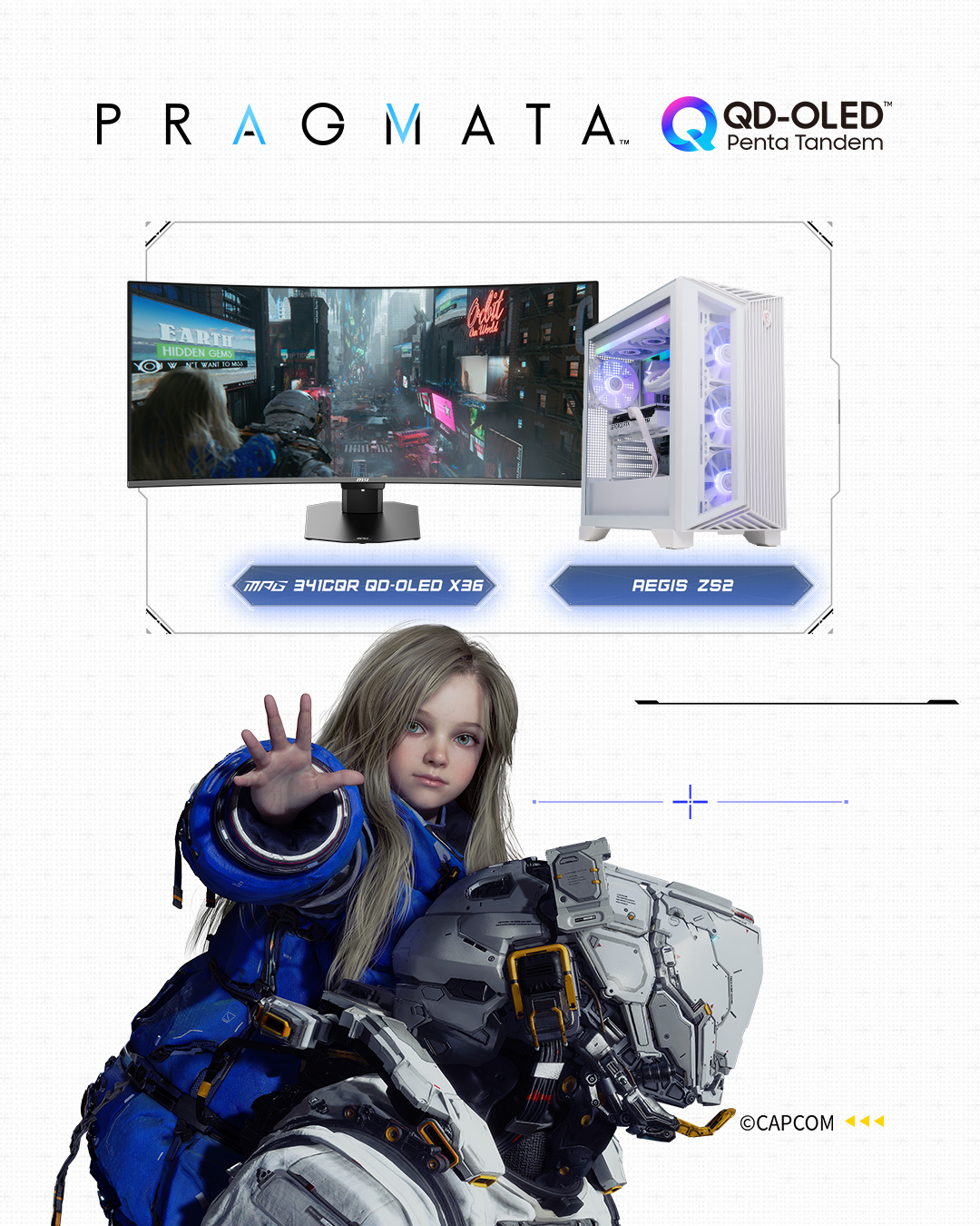 MSI Gaming Setup x PRAGMATA