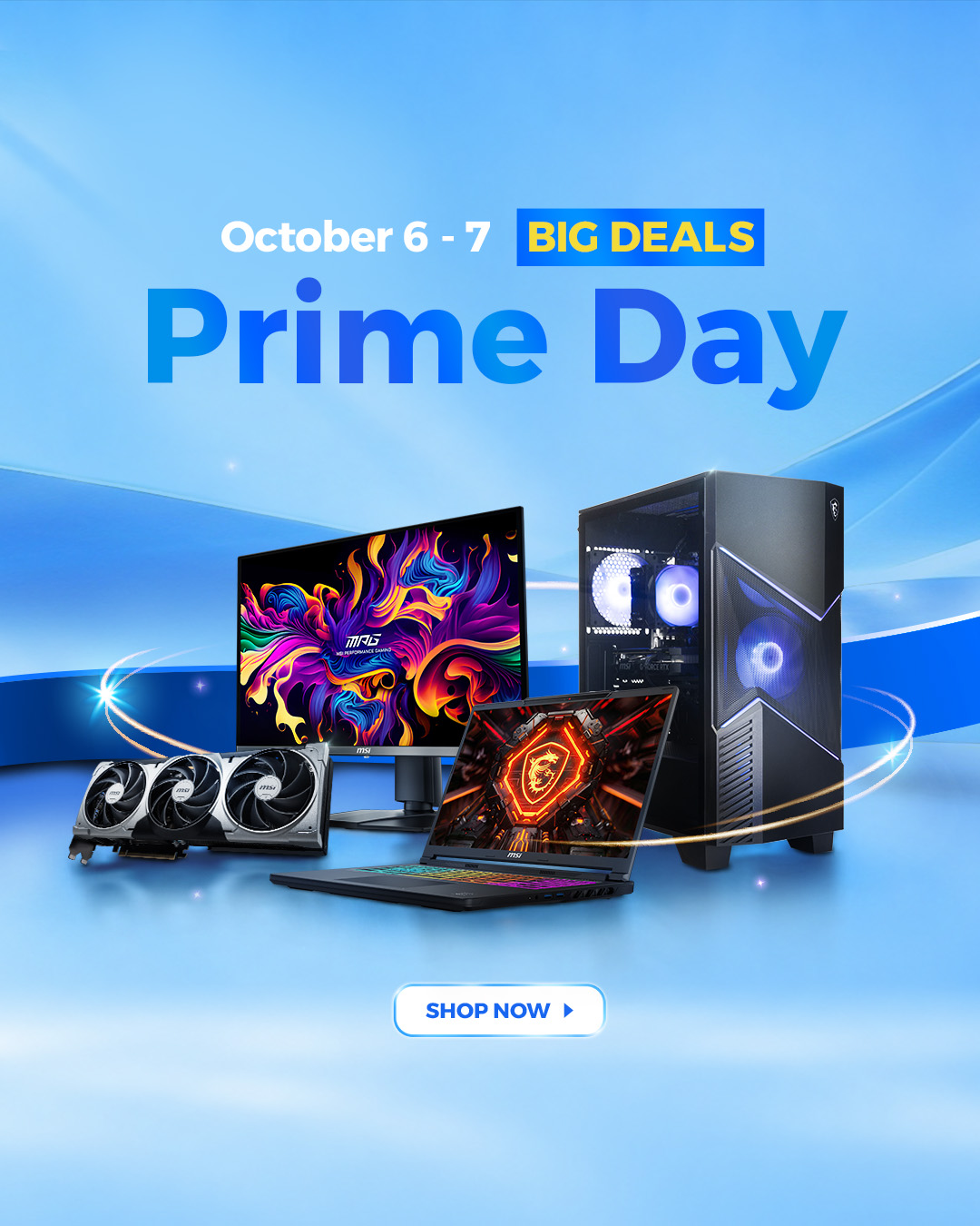 MSI Deal Page - Big savings are back! Save on select tech during Prime Big Deal Days