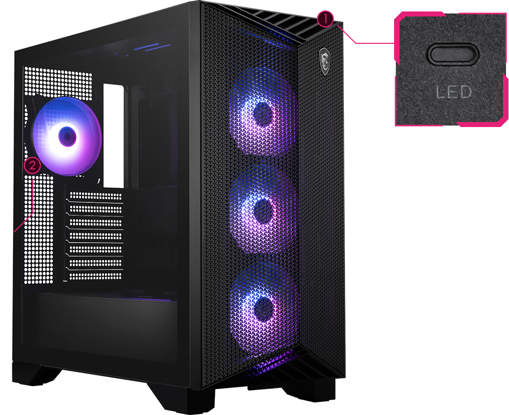 MPG GUNGNIR 211R AIRFLOW