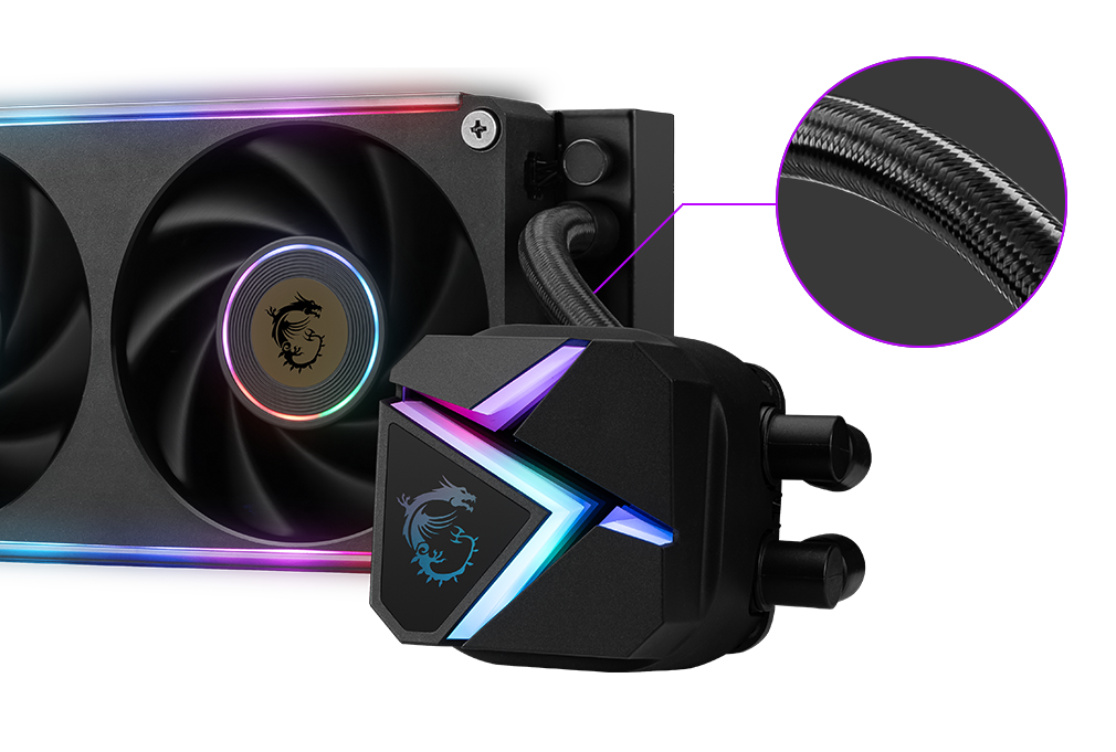 msi Mag Core Liquid c tubing