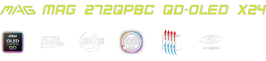 MAG 272QPBC QD-OLED X24