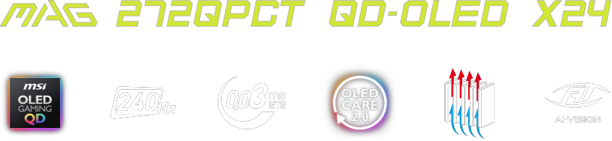 MSI MAG 272QP QD-OLED X24