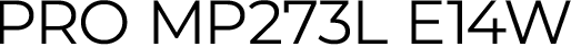 PRO MP273L E14W name