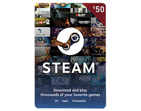 $50 Steam Cards