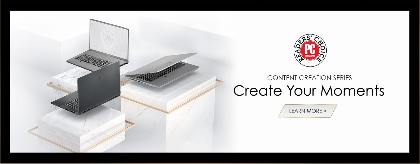 MSI Creator Laptops