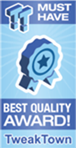 Tweak Town Best Quality Award