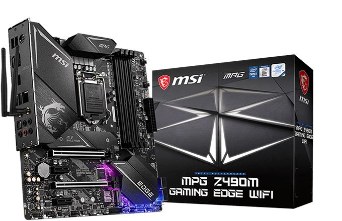 MSI MPG Z490 GAMING PLUS ATX Gaming Motherboard (10th Gen