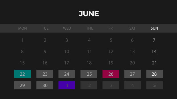 June Contest Calendar. Theme Announcement: 6/22. Gift Announcement: 6/26. Winner Announcenemt.