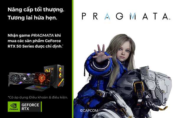 Nhận game bản quyền Pragmata khi mua sản phẩm GeForce RTX 50 Series